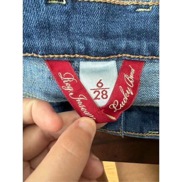 Lucky Brand Amber Sweet n Low Denim Jeans Size 6/28 - Picture 5 of 7